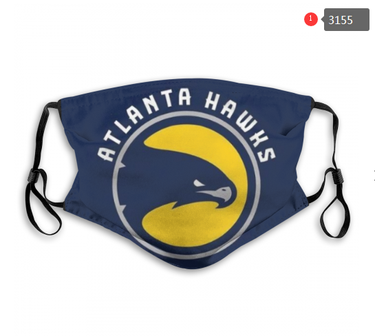 NBA Atlanta Hawks #3 Dust mask with filter->nba dust mask->Sports Accessory